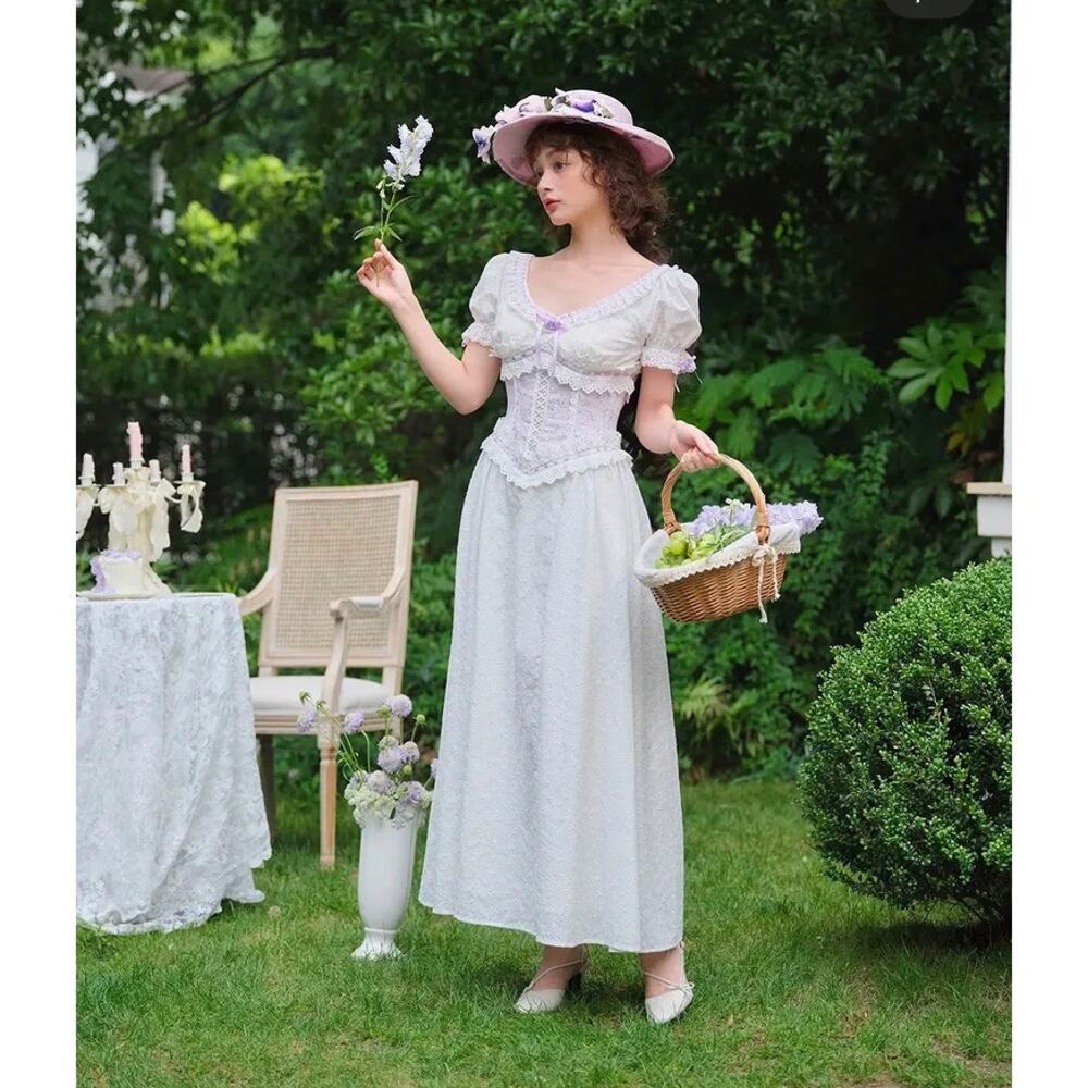 Lacemade Purple Taro Love corset dress Size Small